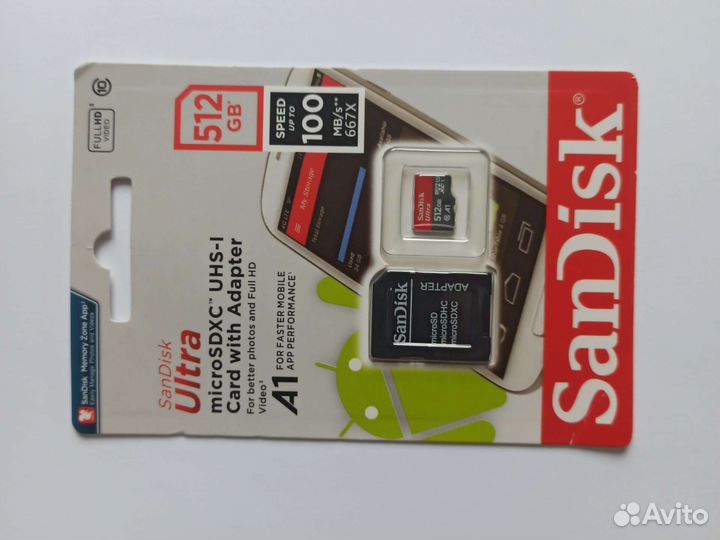 Карта памяти microsdxc 512Gb