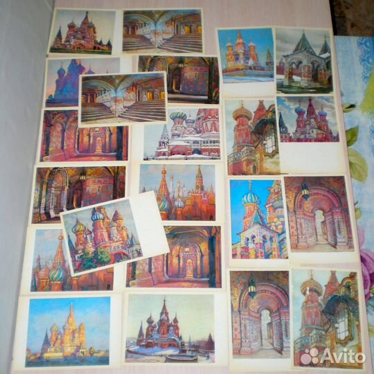 Открытки СССР Собор Василия Блаженного
