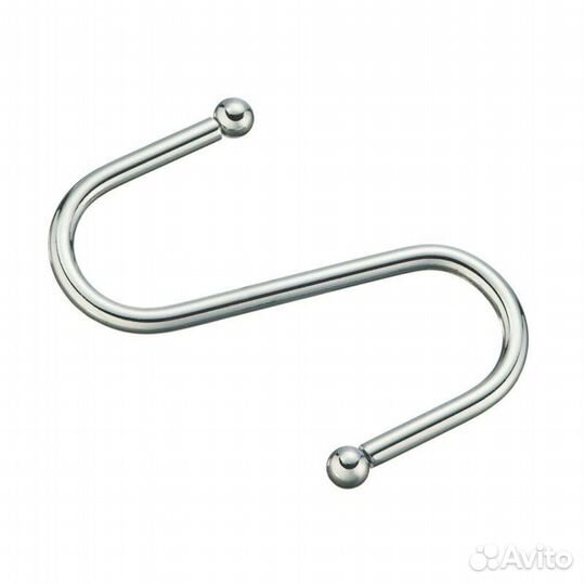 Крючок для рейлинга большой хром