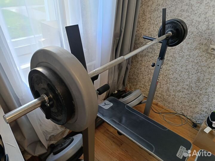 Стойка скамья штанга