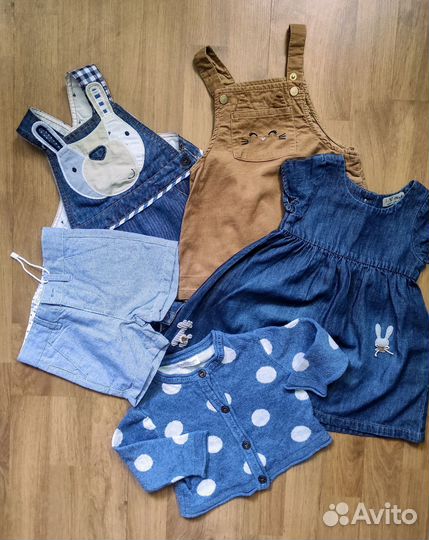 Вещи для девочки next, hm 3-6 месяцев
