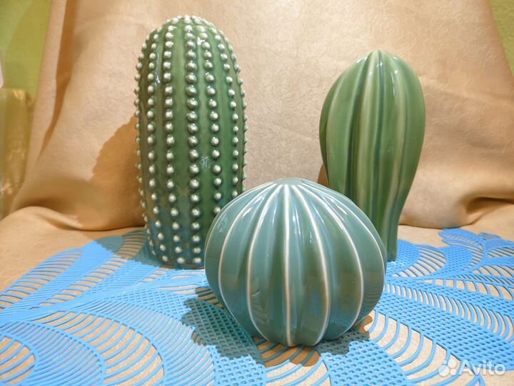 Кактусы IKEA керамика декор