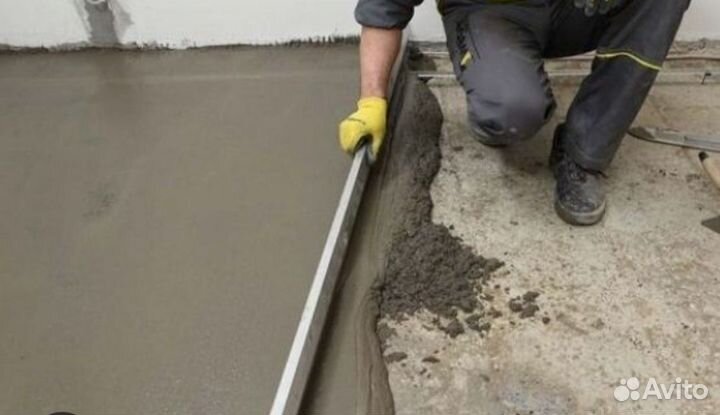 Стяжка пола, наливной пол