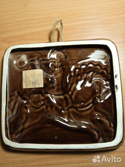 Панно из керамики винтаж СССР