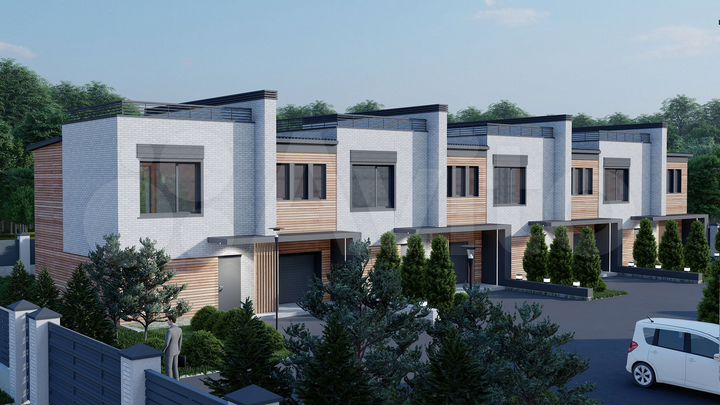 Таунхаус 199 м² на участке 2,5 сот.