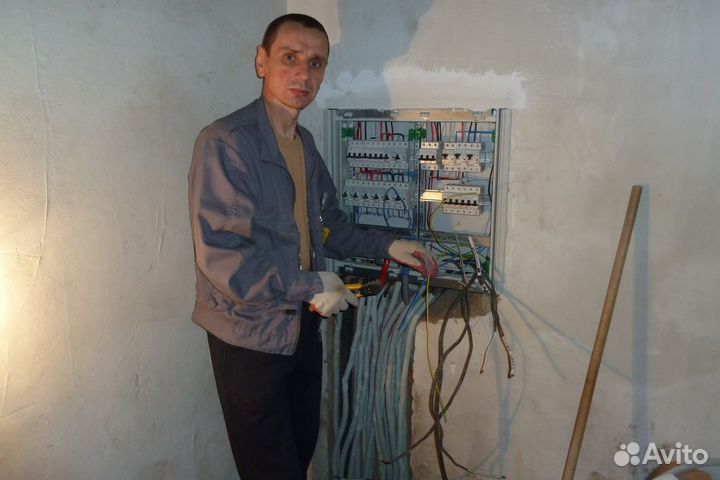 Электрик. Услуги электрика. Работаю один