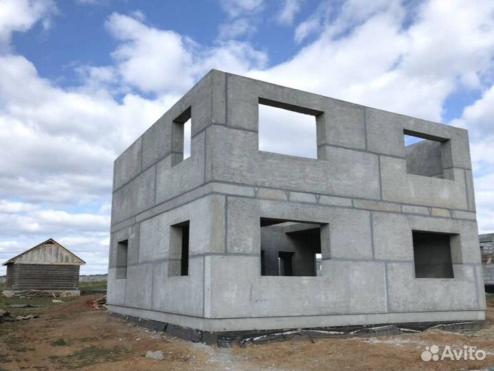 Домокомплект из полистиролбетона, блоки стеновые