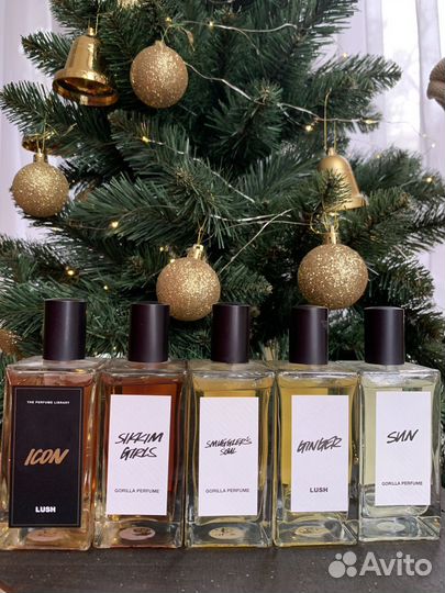 Lush ароматы Icon, Sikkim Girls, Ginger, Sun, Smug