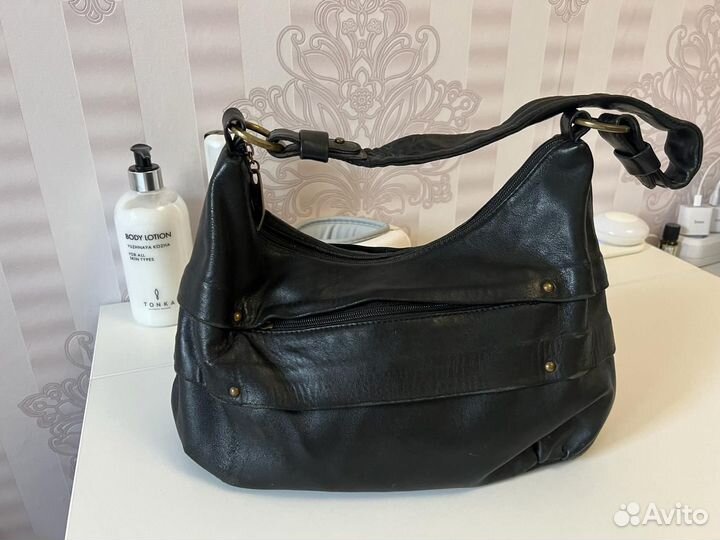 Сумка женская натуральная кожа palio Италия
