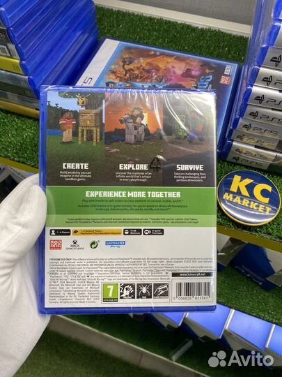 Minecraft ps5 диск