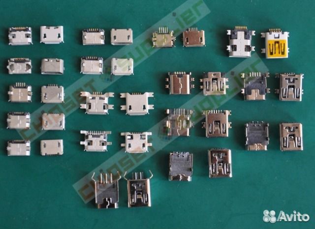 Разъемы (гнездо) micro ; mini ; usb в ассортименте