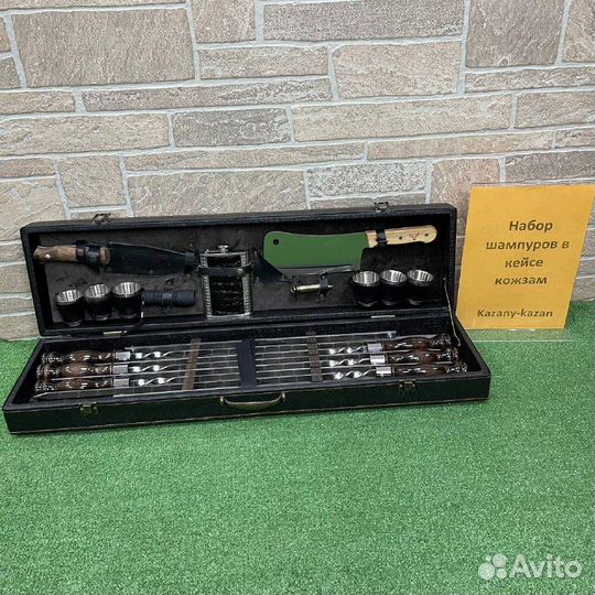 Набор шампуров подарочный Орел