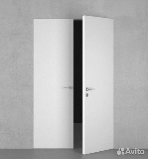 Скрытые двери под отделку