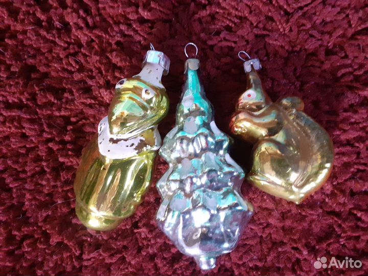 Елочные игрушки СССР