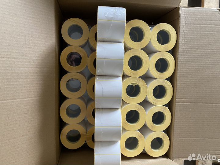 Термоэтикетки 58х40 58х60 75х120 Доставка