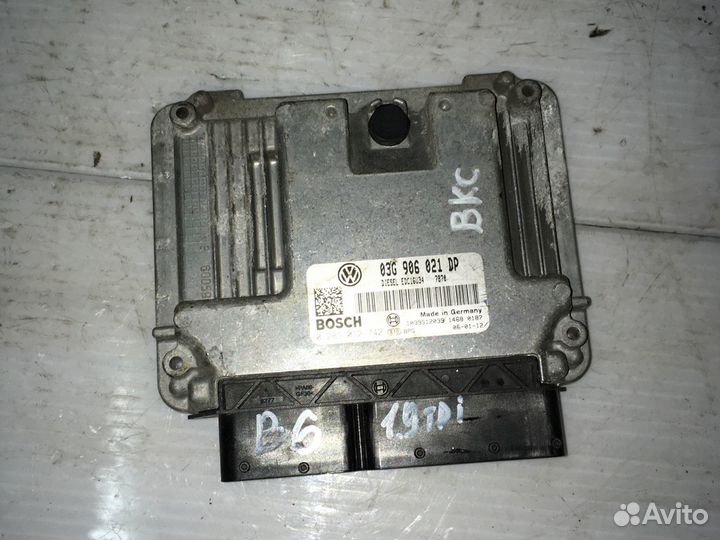 Эбу 03G906021DP Passat B6 1.9tdi BKC