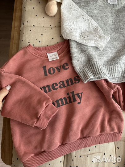 Красивая одежда для девочки 80-86 zara