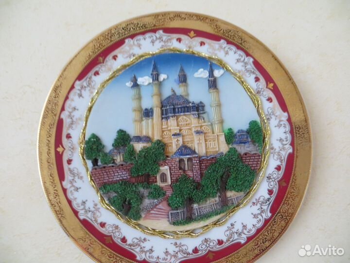 Тарелки сувенирные Турция, Кипр, Елабуга,Хохлома