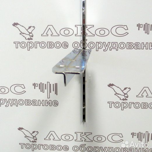 Кронштейн для стекла L350мм, хром