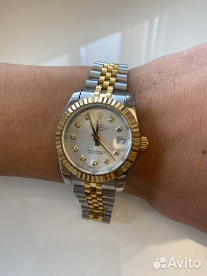 Золотые часы rolex женские