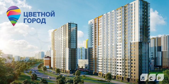 3-к. квартира, 61,4 м², 5/20 эт.