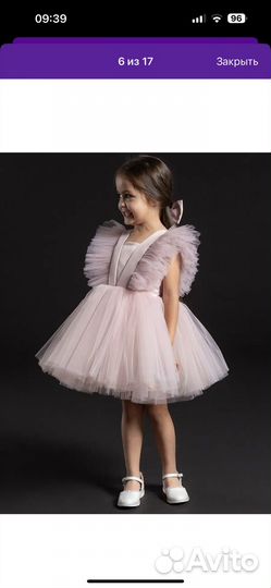 Платье для девочки 122