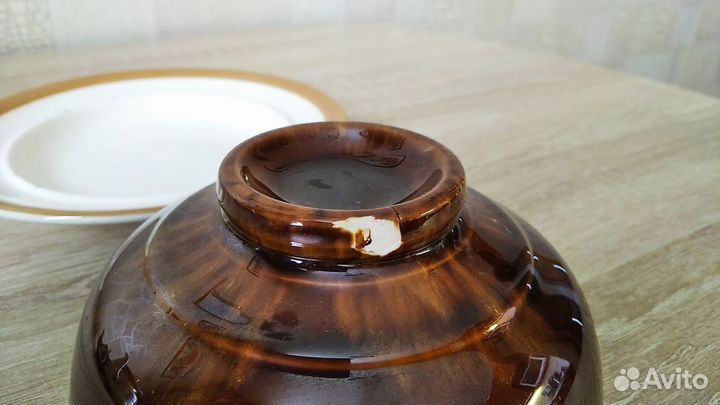 Масленка керамическая