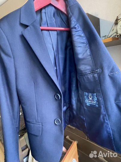 Пиджак школьный для мальчика 134
