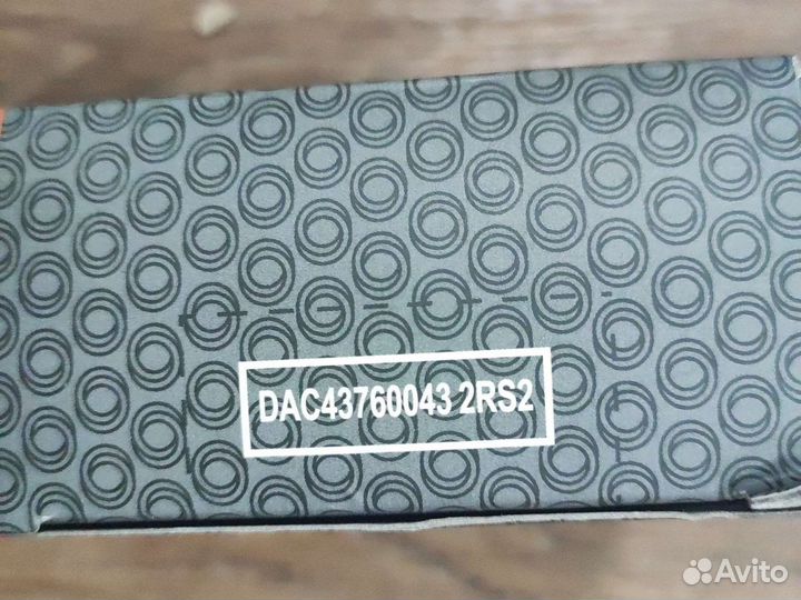 Подшипник DAC 43760043 2RS2