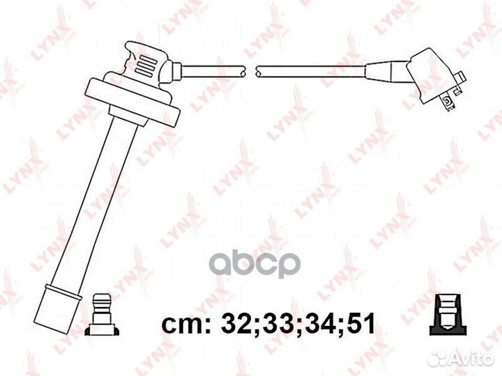 Комплект высоковольтных проводов (класс F) SPC7