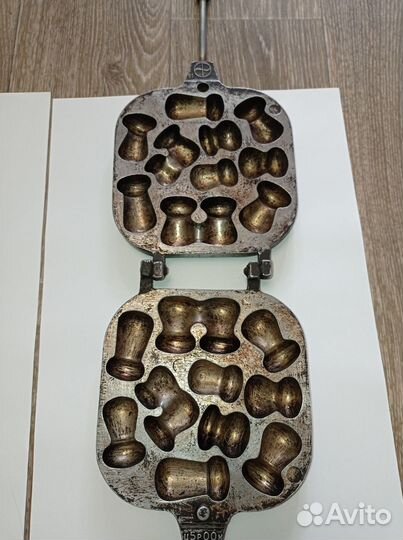 Орешница вафельница грибочки СССР