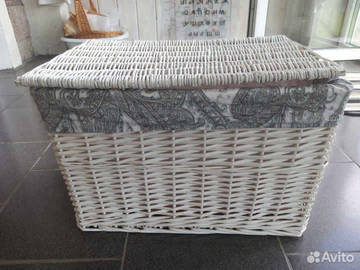 Сундук плетеный