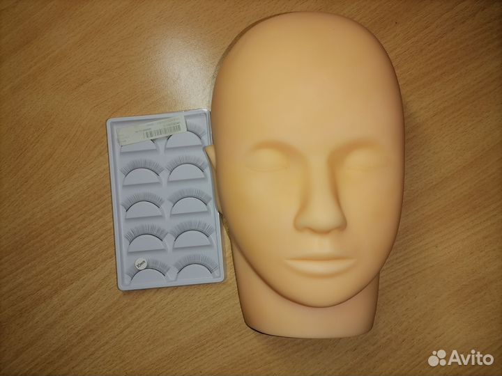 Манекен для тренировки наращивания ресниц