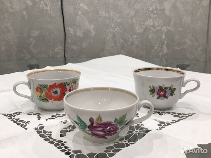 Фарфоровые чашечки СССР