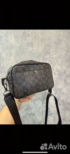 Сумка мужская coach через плечо