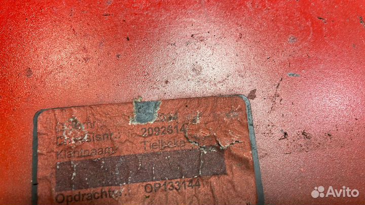 Подножка левая в сборе без верхнего и среднего