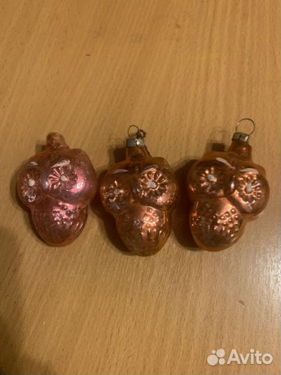 Елочные игрушки Совы СССР