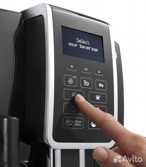 Кофемашина DeLonghi Dinamica ecam350.55.B, черный