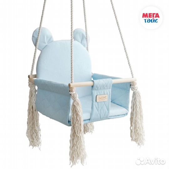 Качели подвесные Sweet Bear, лазурный, 70501