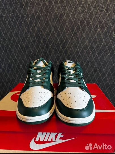 Кроссовки nike dunk low varsity green