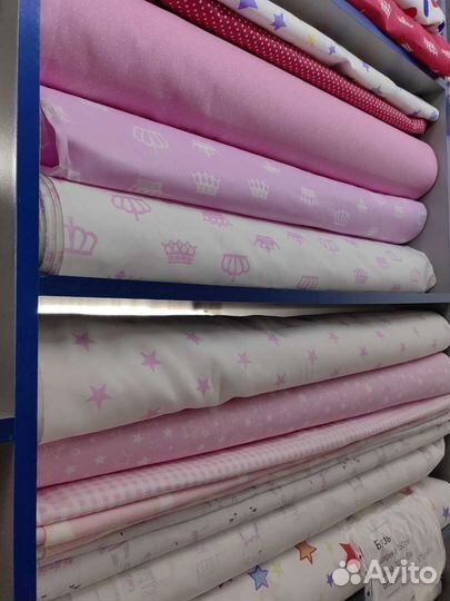 Бязь ширина 150см ткань на Отрез хлопок рукоделие