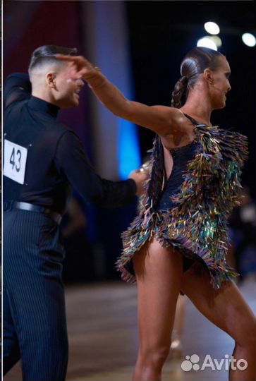 Платье для бальных танцев латина 44-46