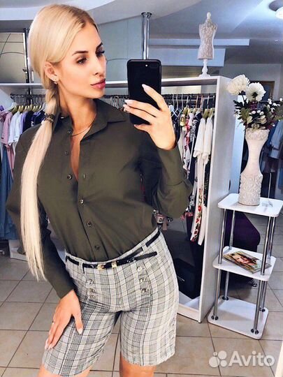 Костюм рубашка с шортами