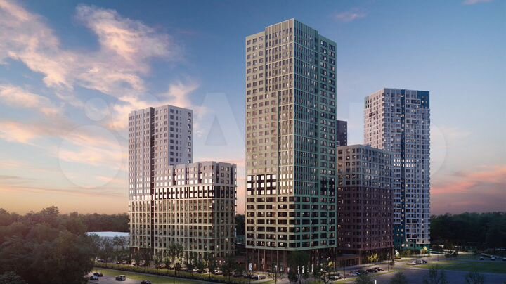 2-к. квартира, 44,1 м², 16/32 эт.