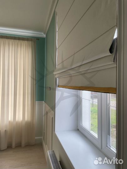 Шторы римские двойные