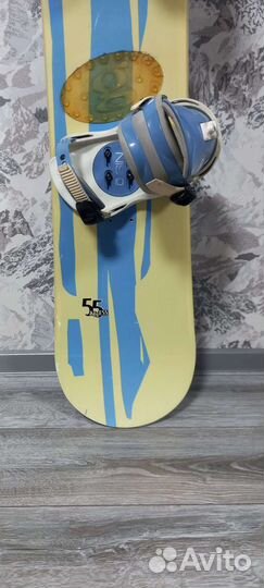 Сноуборд Sims Access 155cm+ крепления O-sin