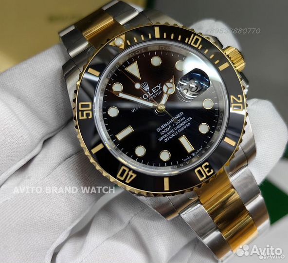 Часы Rolex submariner date 41 мм 126613LN Gold