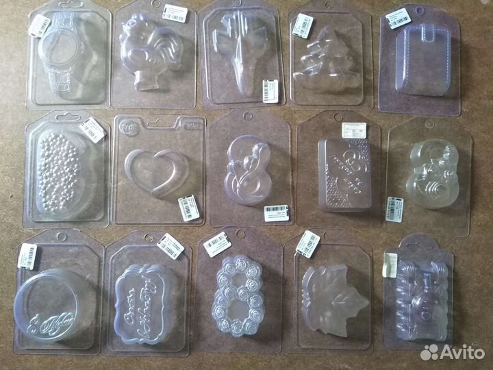 Пластиковые формы для мыла