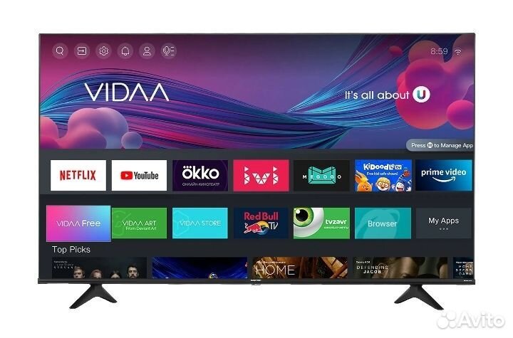 Телевизор Hisense 50 (4K) LED