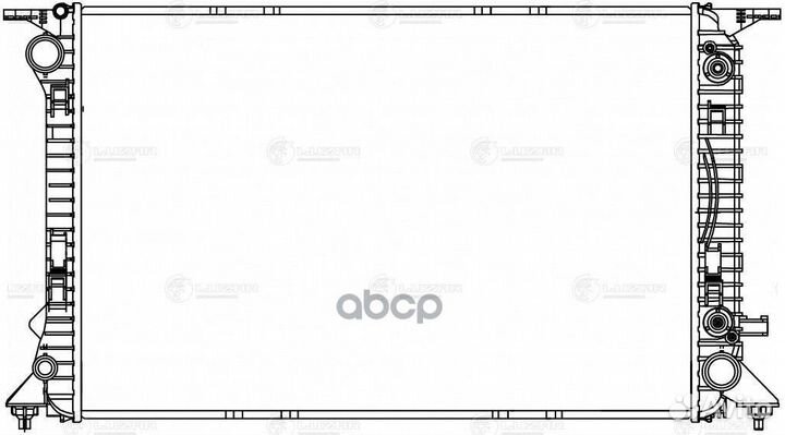 Радиатор охл. для а/м Audi A5 (07) /Q5 (08) /Po